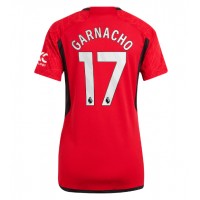 Manchester United Alejandro Garnacho #17 Heimtrikot Frauen 2023-24 Kurzarm